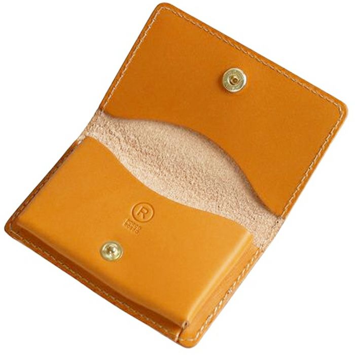 PORCO ROSSO／ホック留め薄マチ名刺入れ