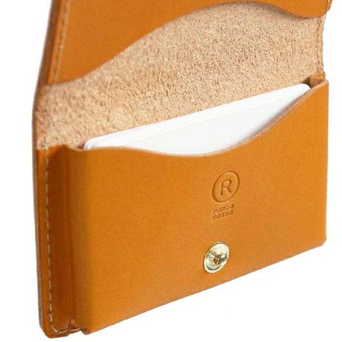 PORCO ROSSO／ホック留め薄マチ名刺入れ