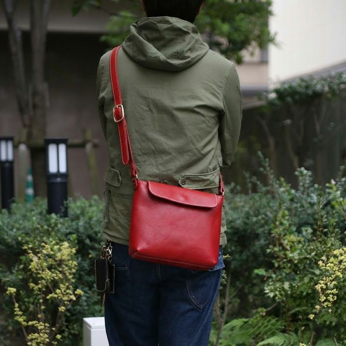 カバン　堀商店（ワールドホッパー） フラップスクエアショルダーバッグM｜PORCO ROSSO