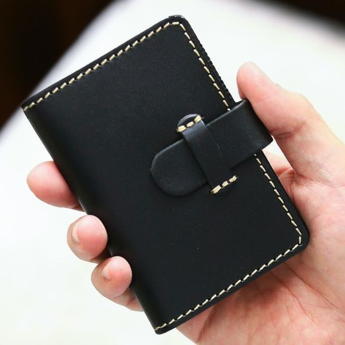 ポスタルコ サンスペル カードケース POSTALCO (ポスタルコ) Card Holder 2ポケット 名刺入れ Brick red
