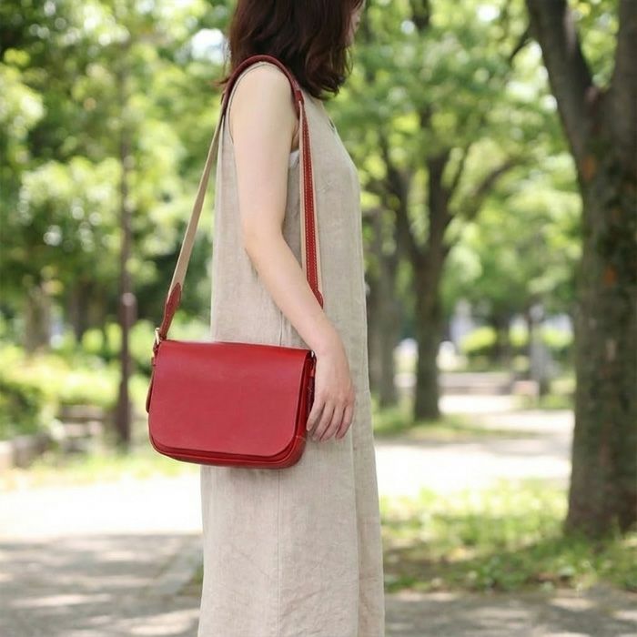 総かぶせショルダーバッグ｜PORCO ROSSO