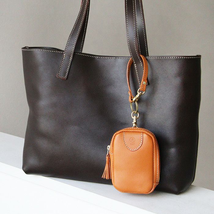 コンパクトZIPポーチ [sokunou] ｜革鞄・革小物のPORCO ROSSO