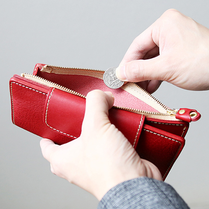 PORCO ROSSO／フラップ長財布