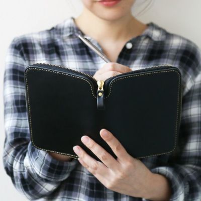 ラウンドZIP手帳カバーS【A6・文庫本・ほぼ日手帳対応サイズ