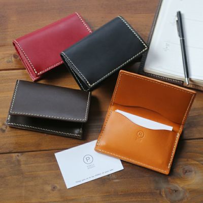 薄マチ名刺入れ[sokunou] ｜革鞄・革小物のPORCO ROSSO（ポルコロッソ）