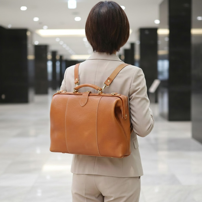 3WAYシンプルソフトダレスバッグA4E リュックタイプ｜革鞄・革小物の 