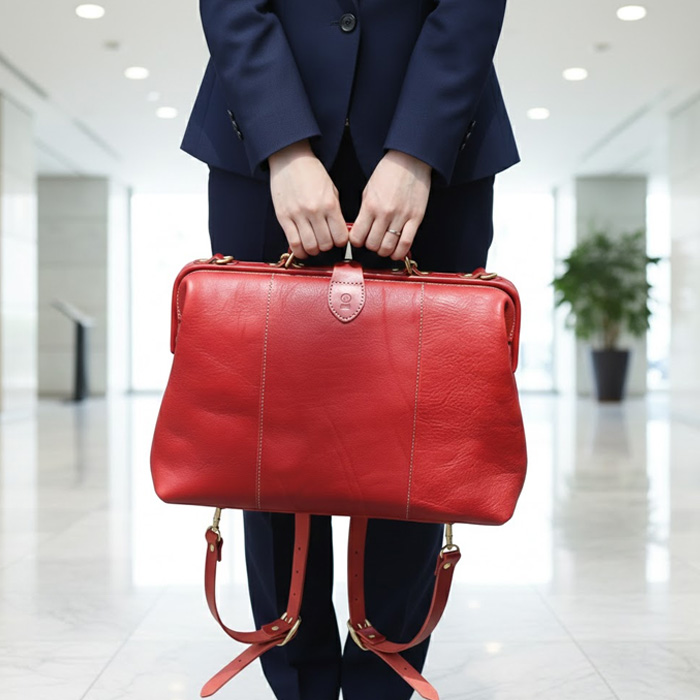 3WAYシンプルソフトダレスバッグA4E リュックタイプ｜革鞄・革小物の