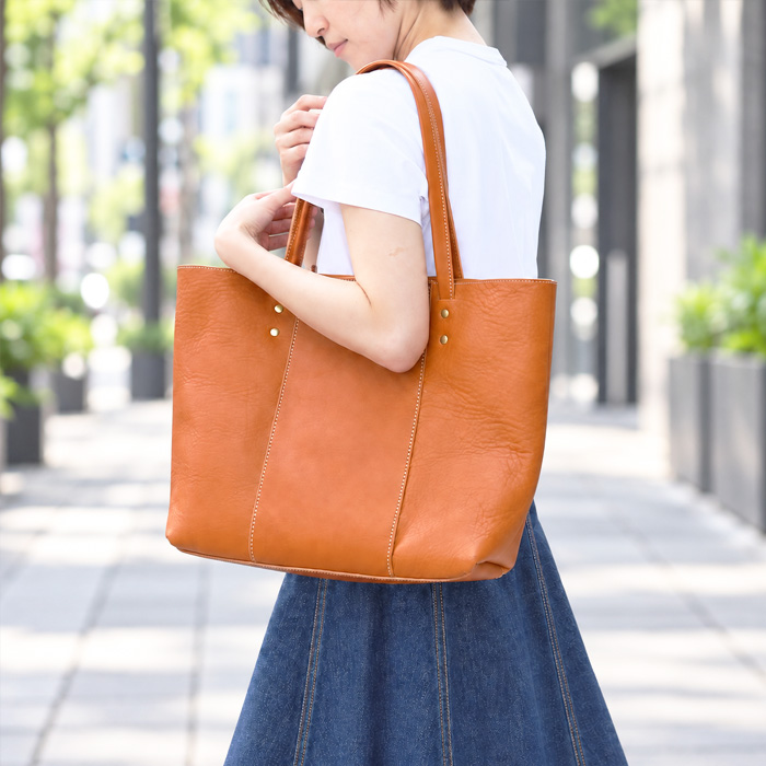 シンプルトートバッグ｜革鞄・革小物のPORCO ROSSO（ポルコロッソ）