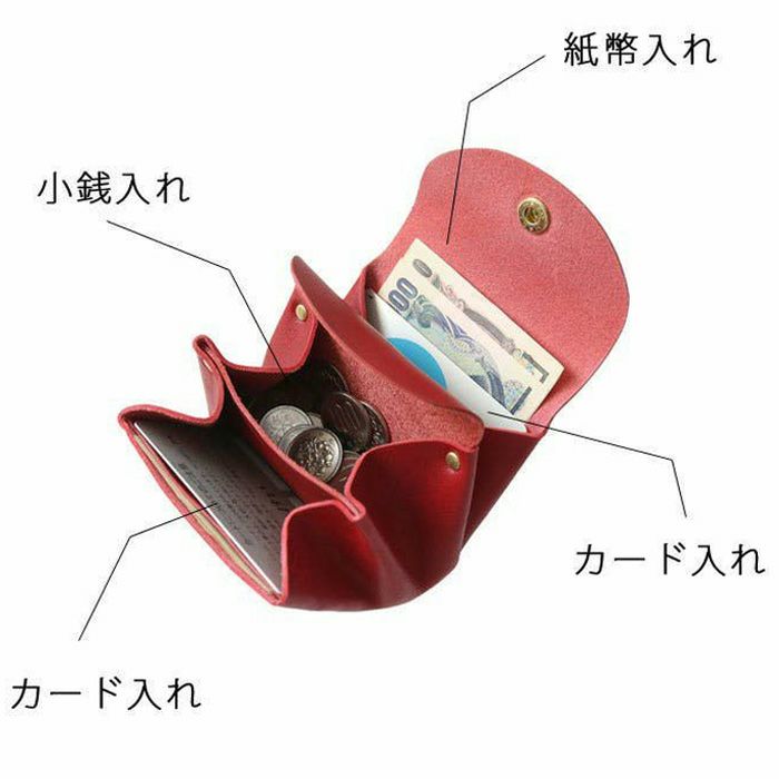 お札が折れないミニ財布|革鞄・革小物のPORCO ROSSO お札が折れないミニ財布|革鞄・革小物のPORCO ROSSO