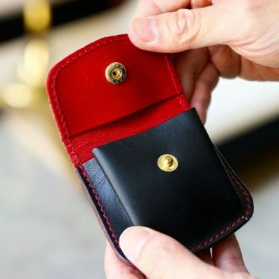 薄マチZIPコインケース[sokunou] ｜革鞄・革小物のPORCO ROSSO