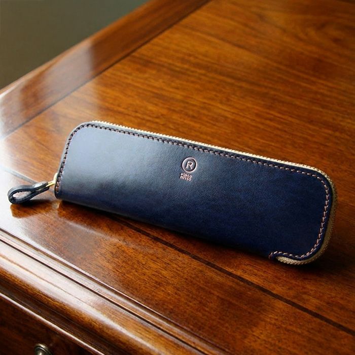 PORCO ROSSO ルガトショルダー／トレーペンケース／ネイビー 公式