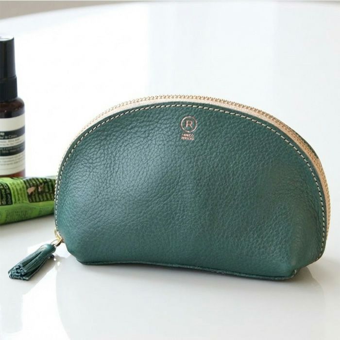 アリゾナレザー／ラウンドポーチ [sokunou] ｜革鞄・革小物のPORCO