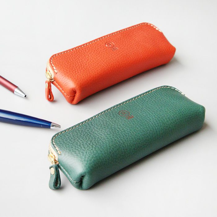 アリゾナレザー／コンパクトペンケース [sokunou] ｜革鞄・革